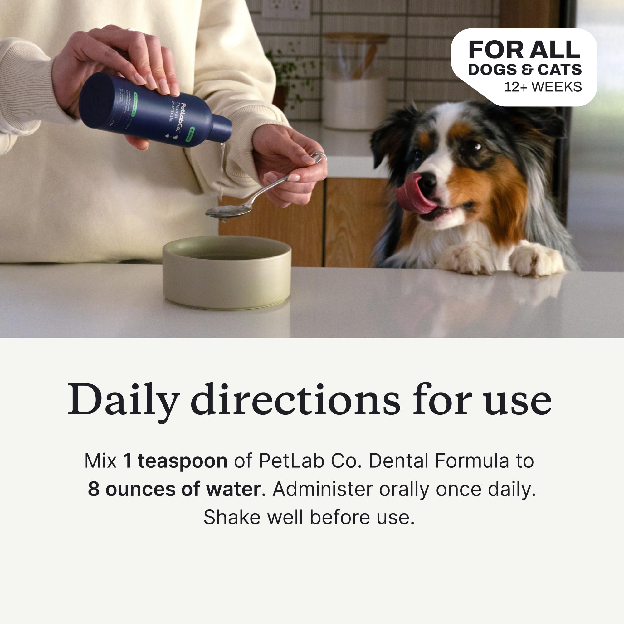 PetLab Co. solución dental en agua sin pasta para mascotas