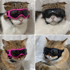 Gafas PETLESO para Chihuahua con lente curvo protege de la luz solar
