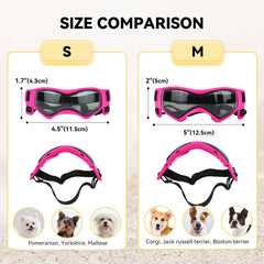 Gafas PETLESO con marco suave y ventilación para mayor comodidad.