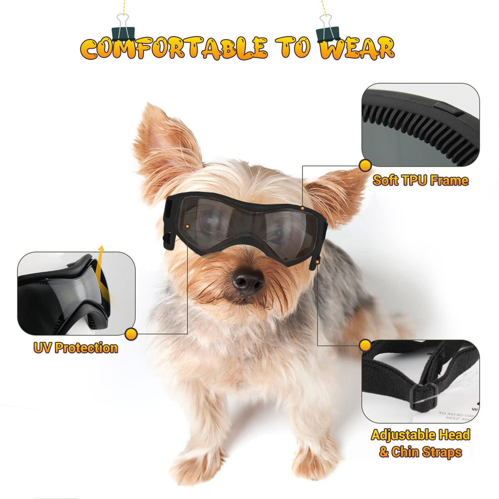 PETLESO gafas para perro protección UV contra viento y polvo en coche