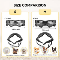 Protección UV en lentes de policarbonato PETLESO para sol y polvo.