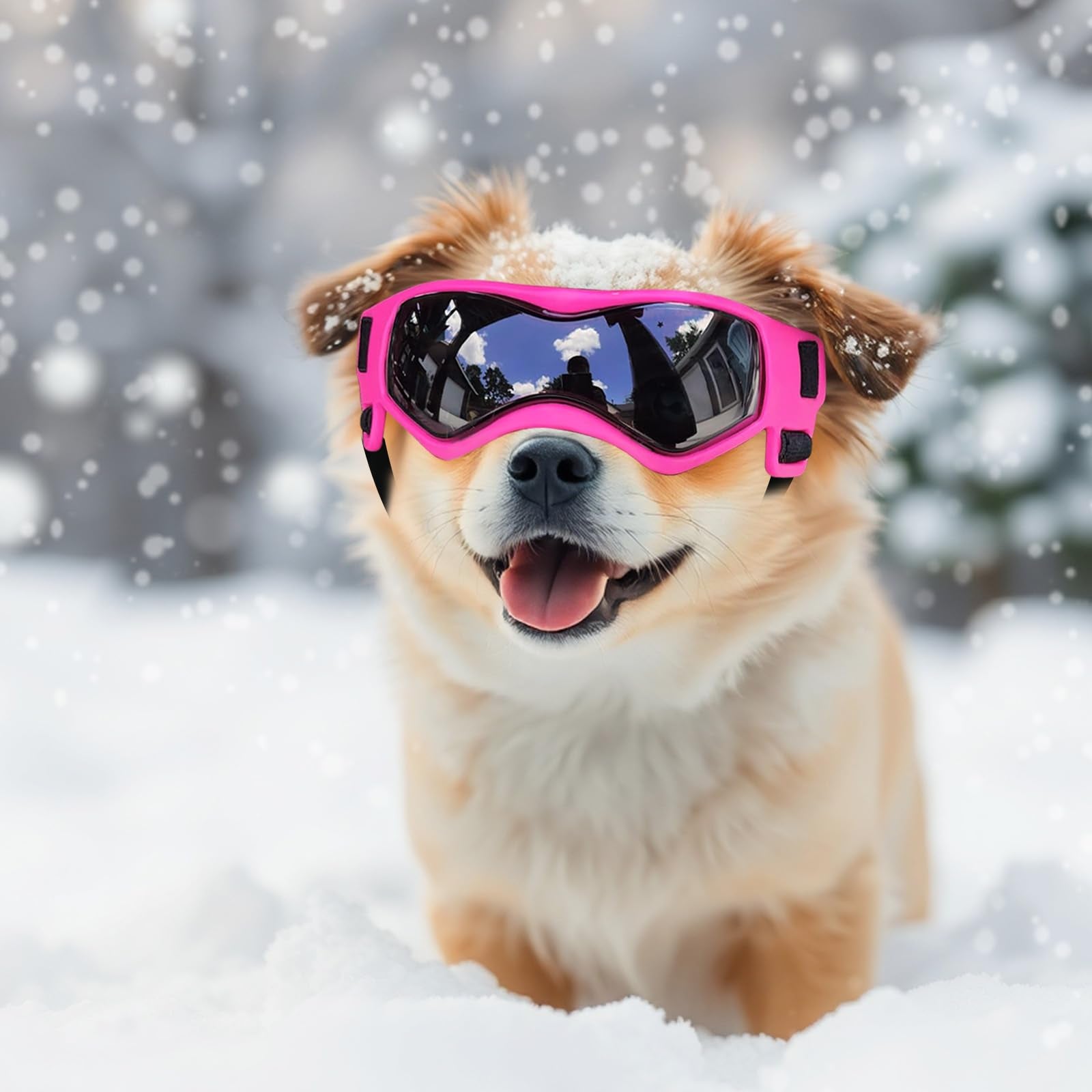 Gafas PETLESO para razas pequeñas, cómodo para paseos diarios.