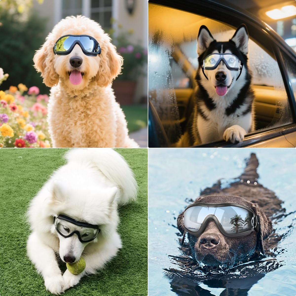 PETLESO limpieza sencilla para gafas de perro, mantenimiento rápido