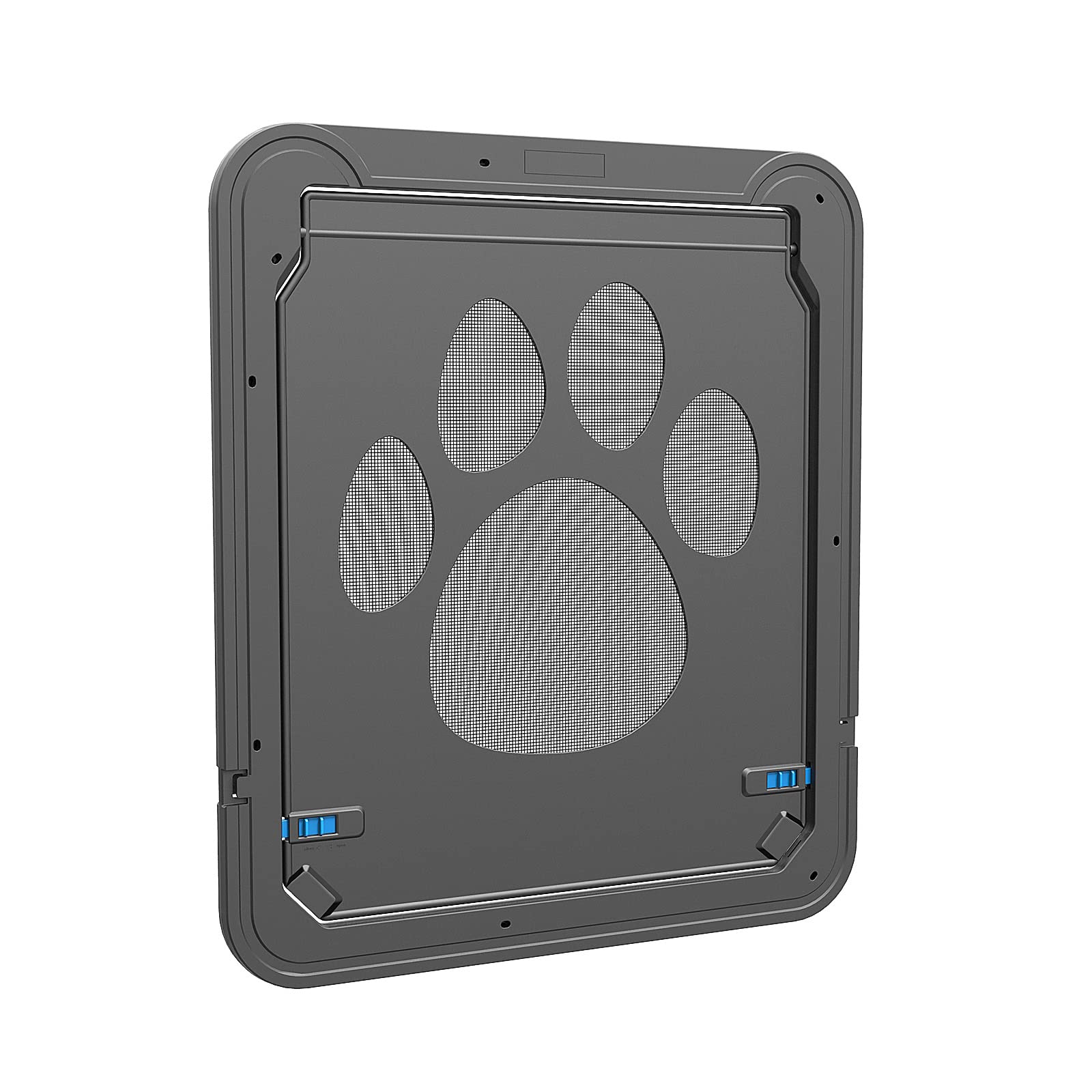 PETLESO puerta para perros con cierres dobles y seguridad en pantalla