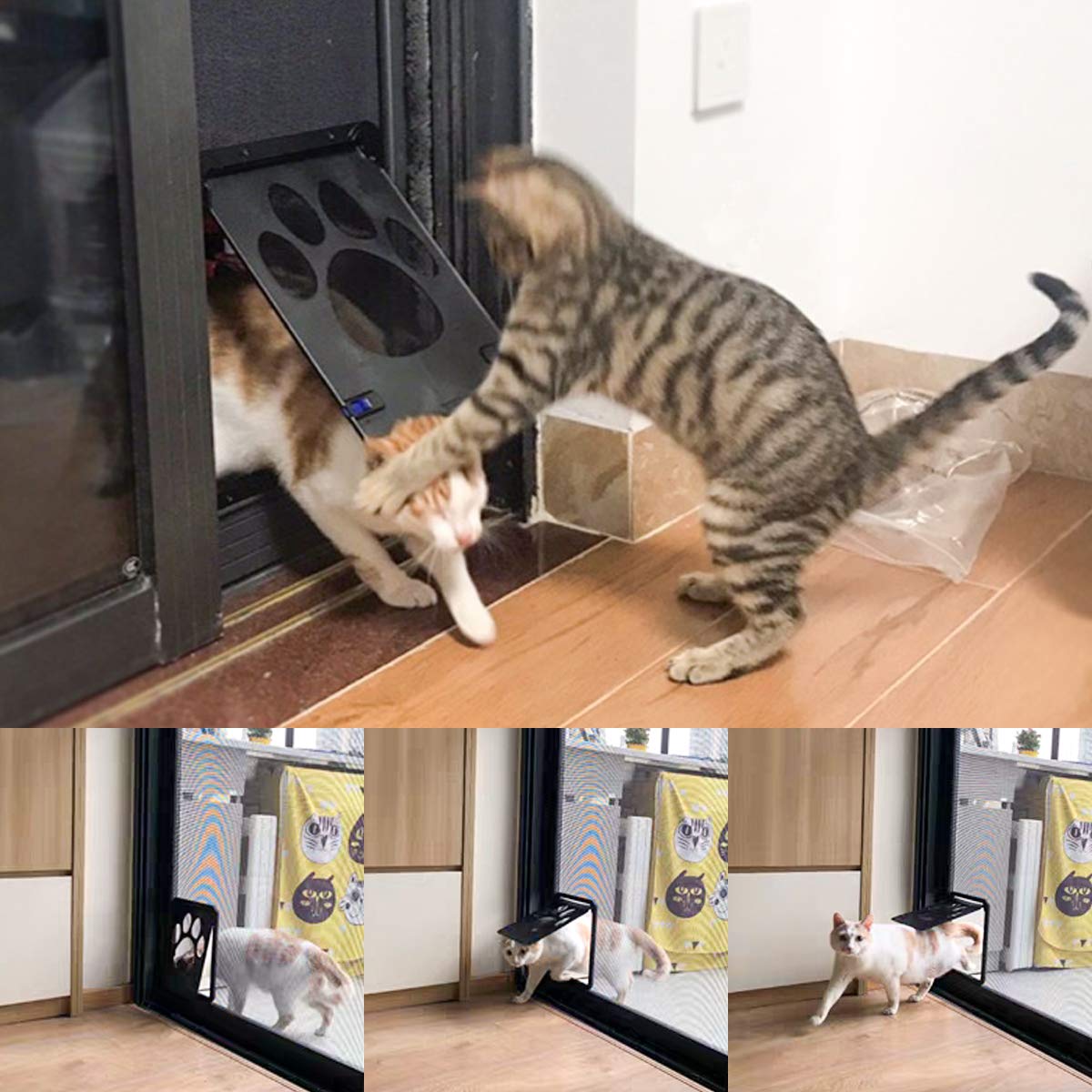 PETLESO Puerta facilita que la mascota entre y salga con facilidad
