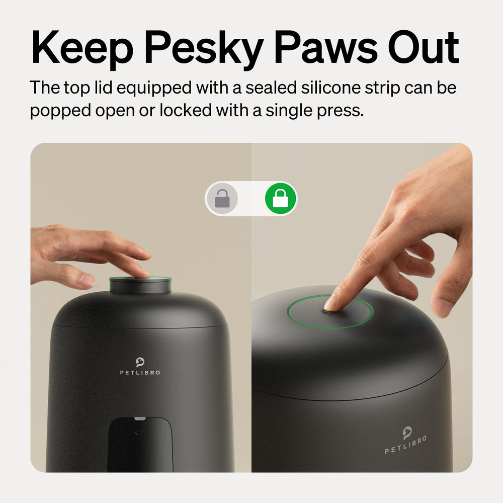 PETLIBRO alimentador con rotor de alimento, dosis exactas para cada comida.