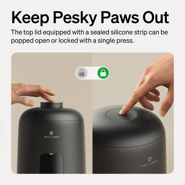PETLIBRO alimentador con rotor de alimento, dosis exactas para cada comida.