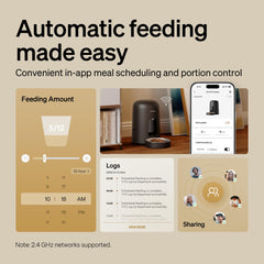 PETLIBRO programación de alimentación remota para gatos mediante la aplicación