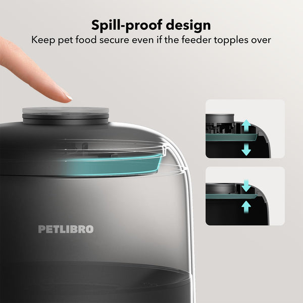 PETLIBRO rotor de silicona hermético mantiene la comida fresca