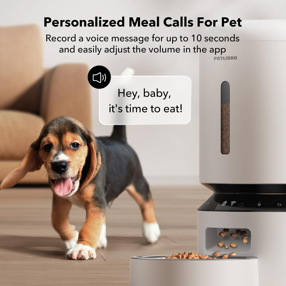 PETLIBRO tapa de cierre enganche evita que la mascota acceda al alimento.
