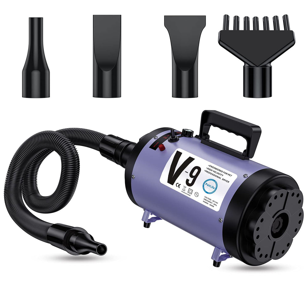 PetLife secador profesional para perros, vista general con rendimiento estable.