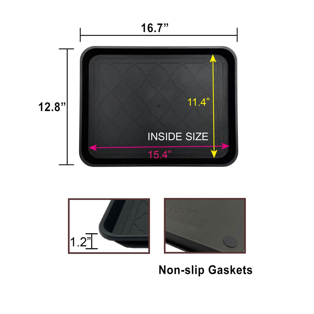 PetLike bandeja interior-exterior impermeable, recoge gotas y evita charcos.