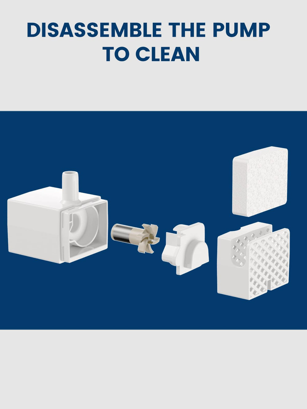 Capa de algodón y carbón activado para purificar el agua.
