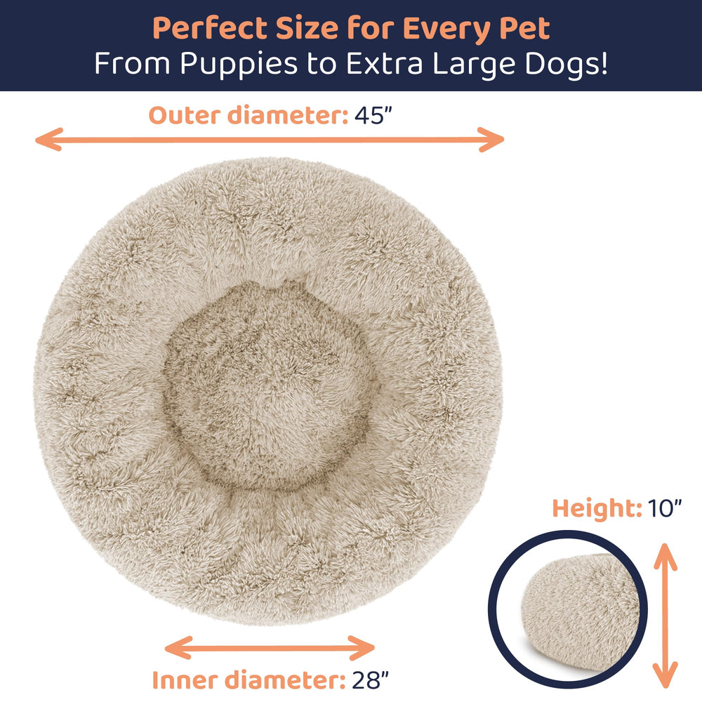 Petloox Donut Cama Perro Confort Total para relajación diaria.