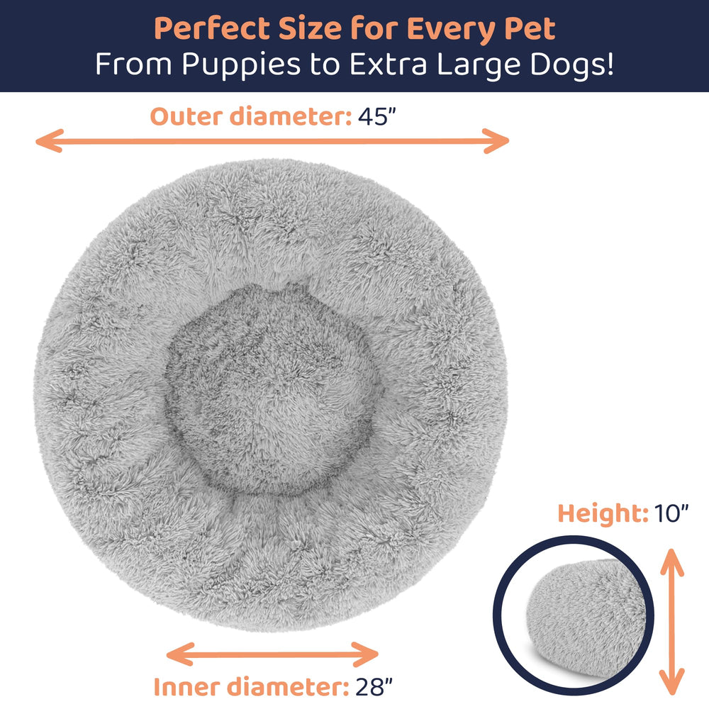 Petloox Cama Donut de alta durabilidad para uso diario.