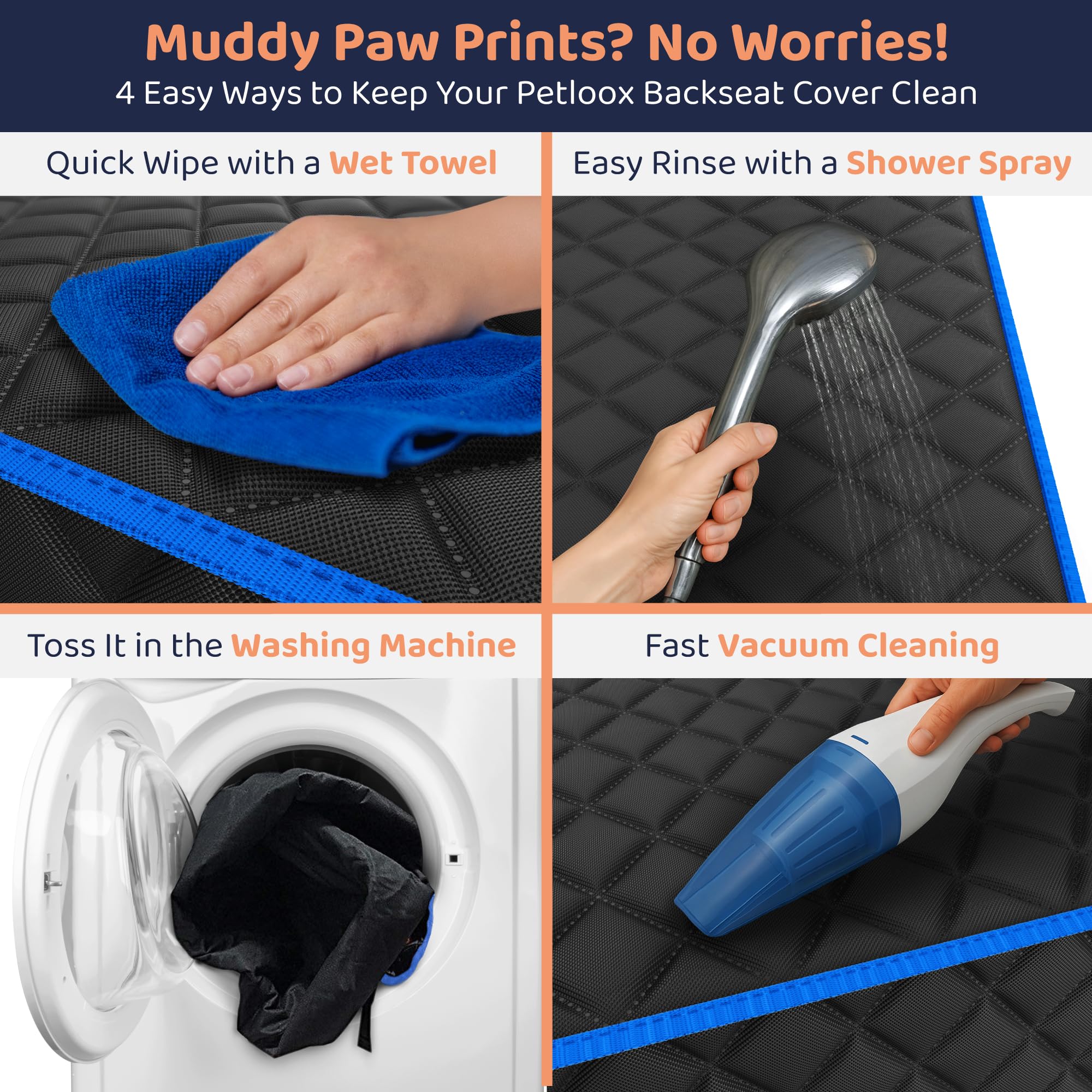 Petloox diseño lavable a máquina facilita la limpieza.