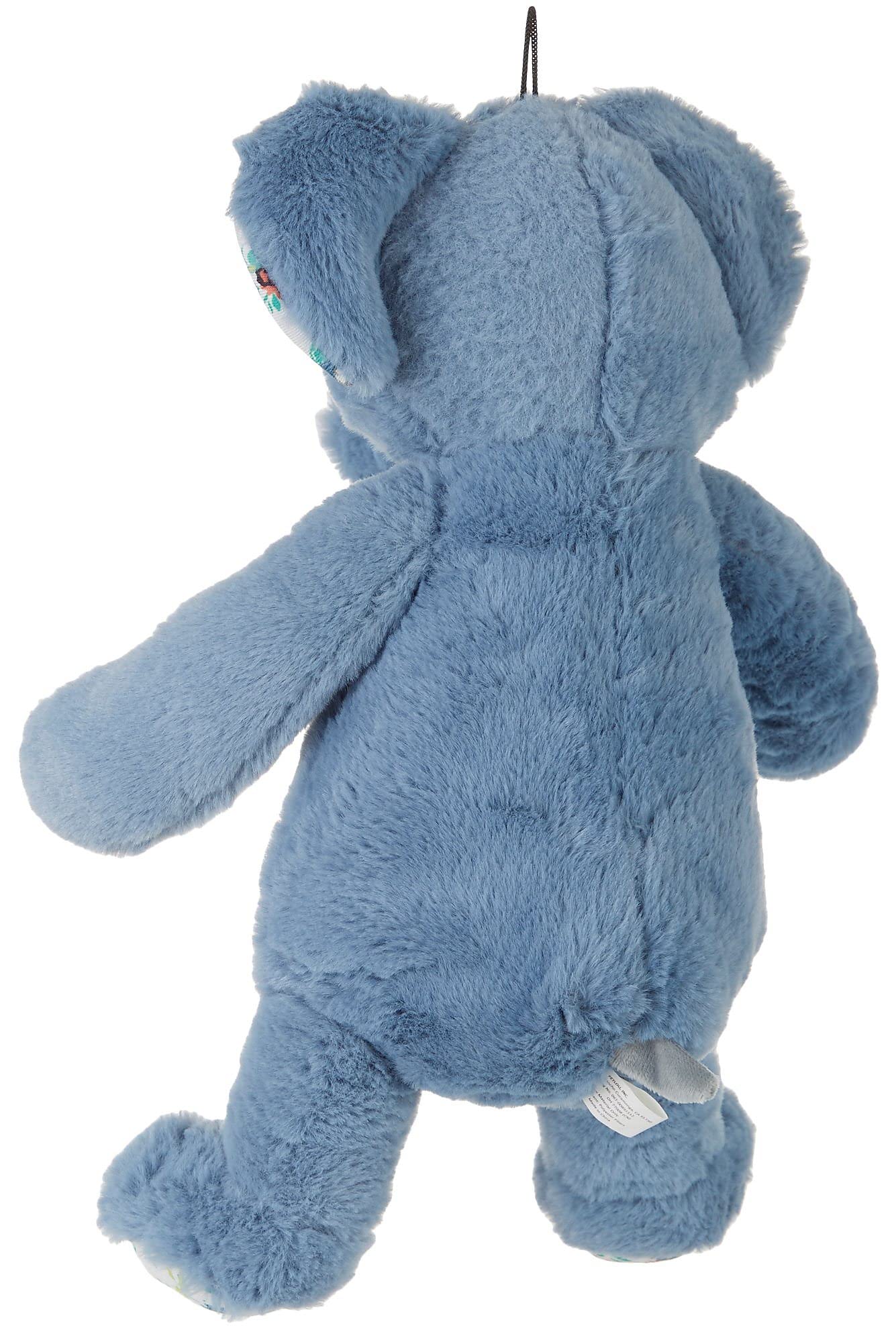 PetLou elefante peluche 15 pulgadas con crujido en orejas, enriquecimiento auditivo