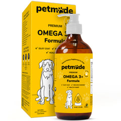 PetMade Omega 3 para perros: botella de aceite de Pollock de Alaska