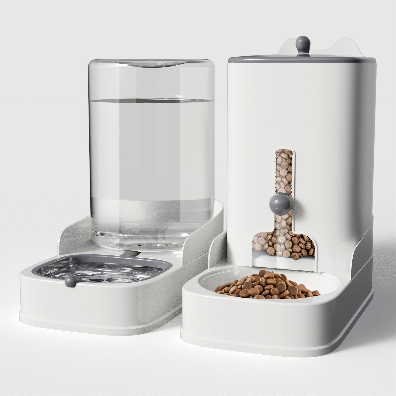 Petmagic Dispensador gravitacional para gatos: capacidad 3.6 L para varios días