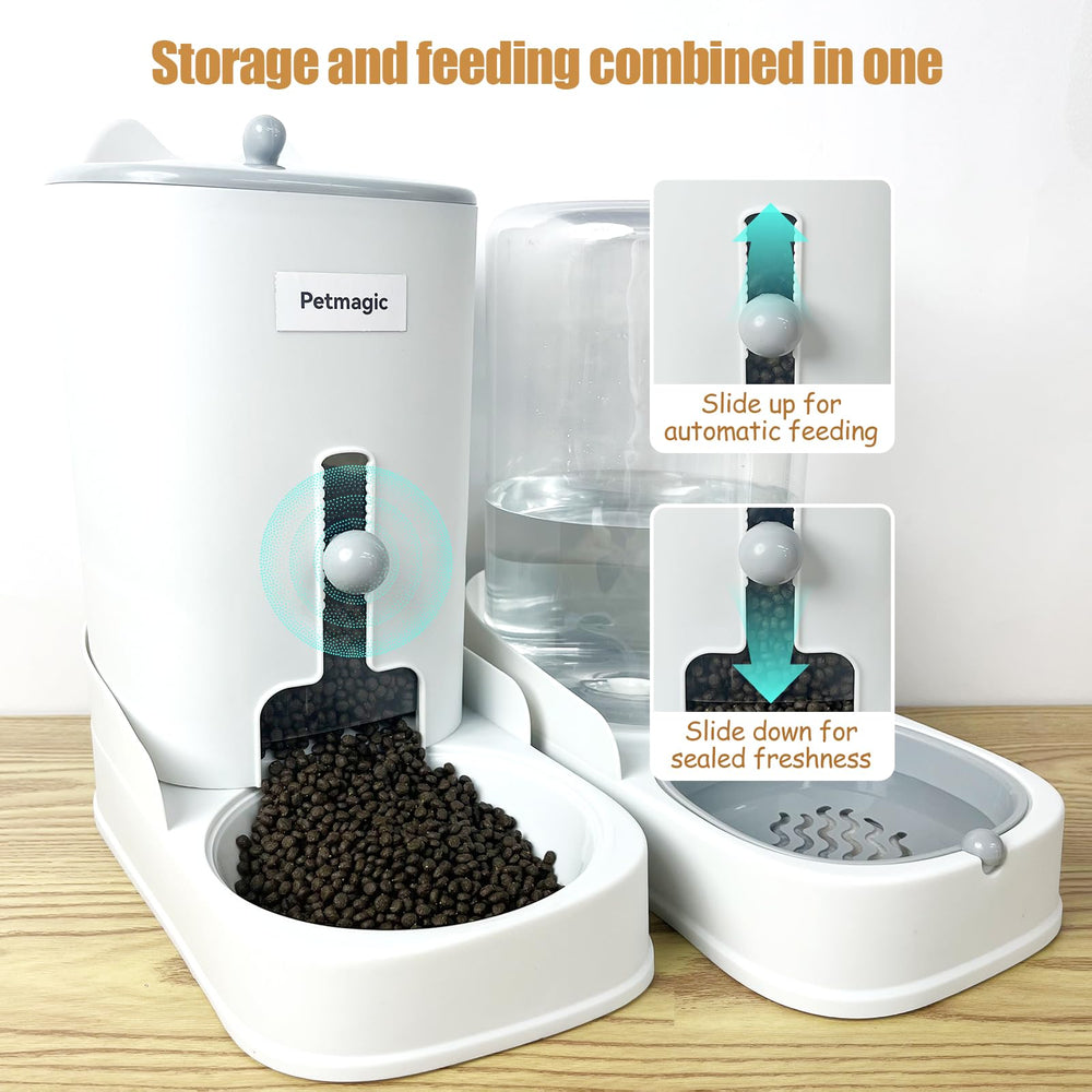Petmagic Dispensador gravitacional para gatos: materiales sin BPA