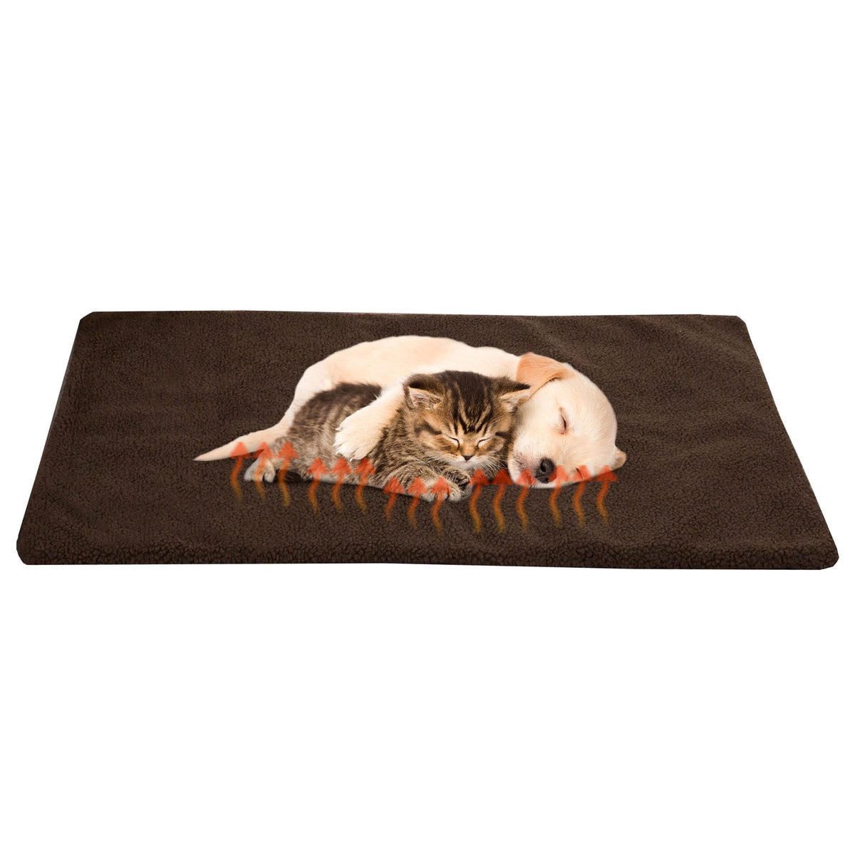PETMAKER colchón autocalentante para jaula 25x18 brinda calor natural para mascota.