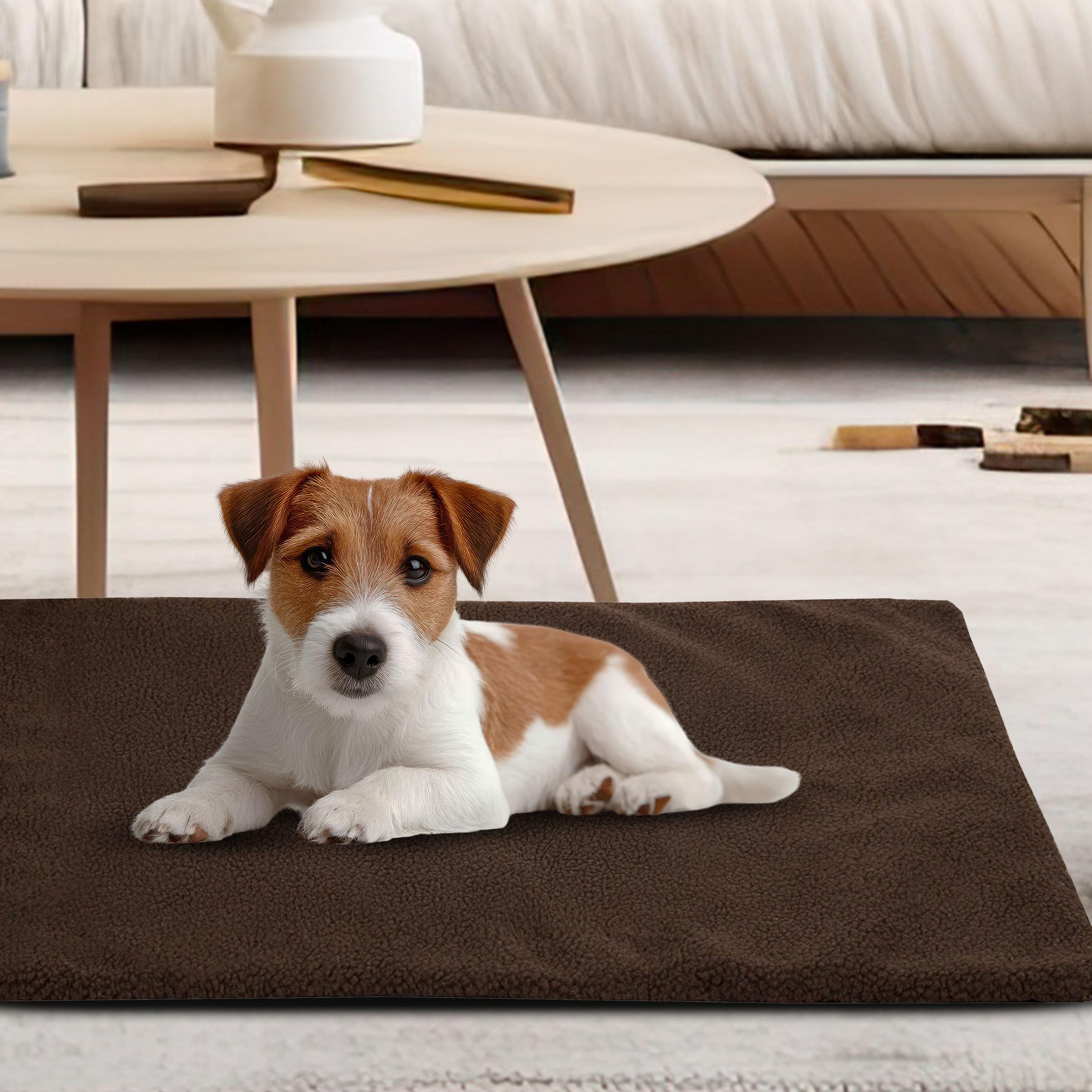 PETMAKER diseño marrón chocolate, estilo discreto para el hogar.