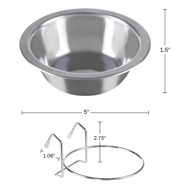 PETMAKER juego de 2 tazones para perros para alimentación y agua