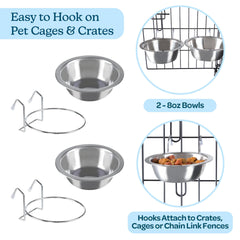 PETMAKER tazones de 8 onzas para comida o agua de perro