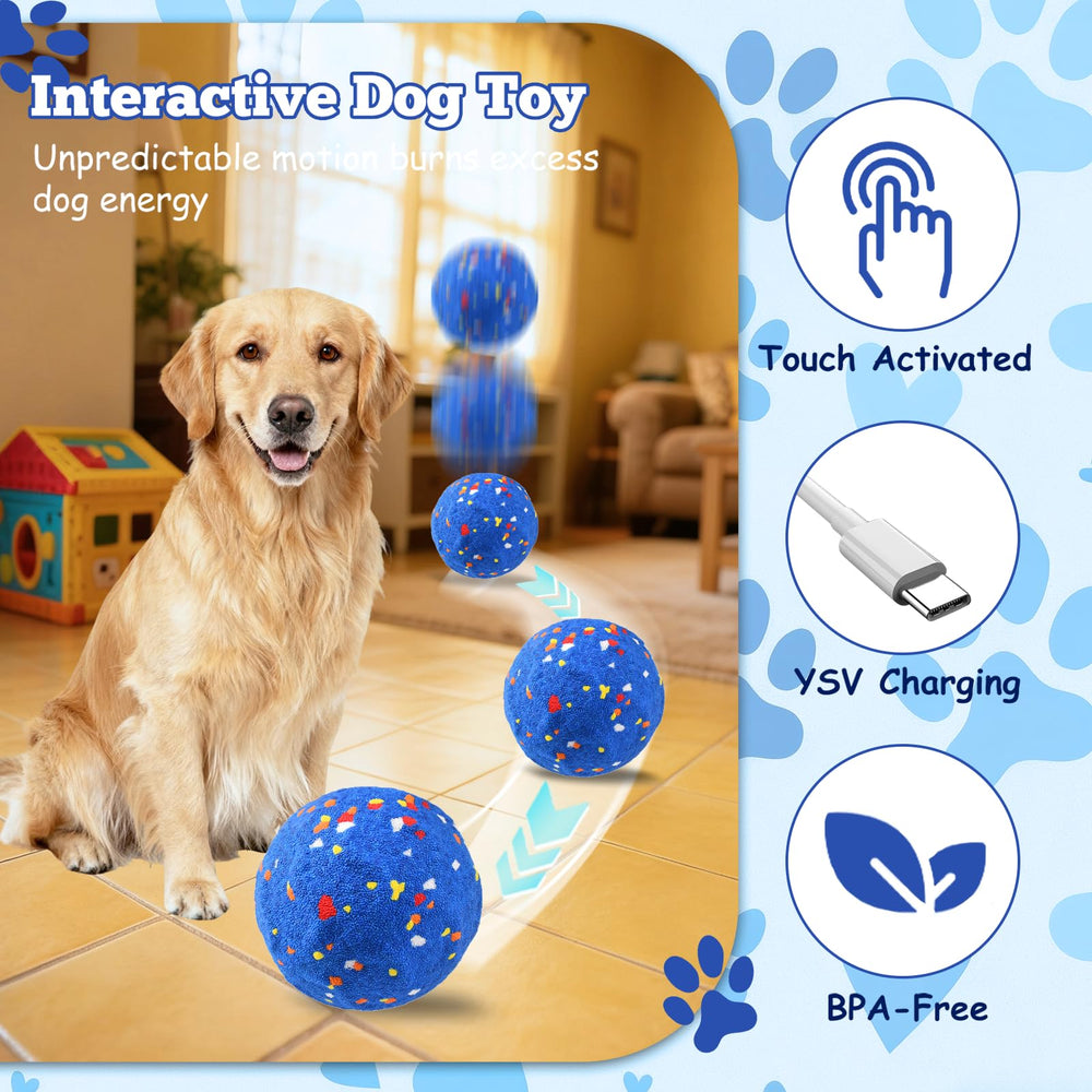 Petmarket, pelota impermeable IP54 para jugar bajo lluvia o en la playa.
