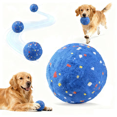 Petmarket, pelota interactiva en movimiento para perros, estimula juego activo y curiosidad.
