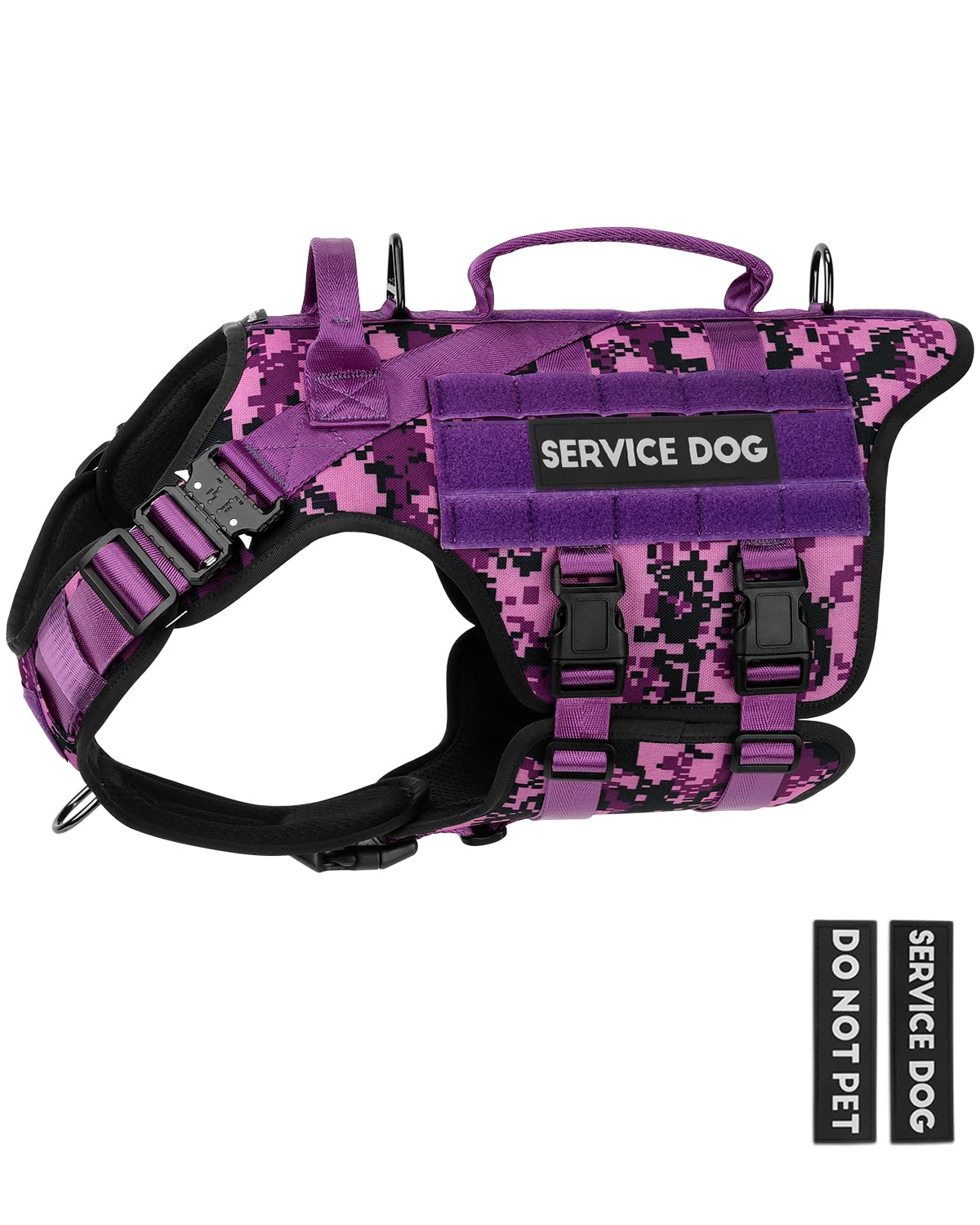 ARNÉS TÁCTICO PETNANNY para perros grandes con ajuste perfecto durante paseos.