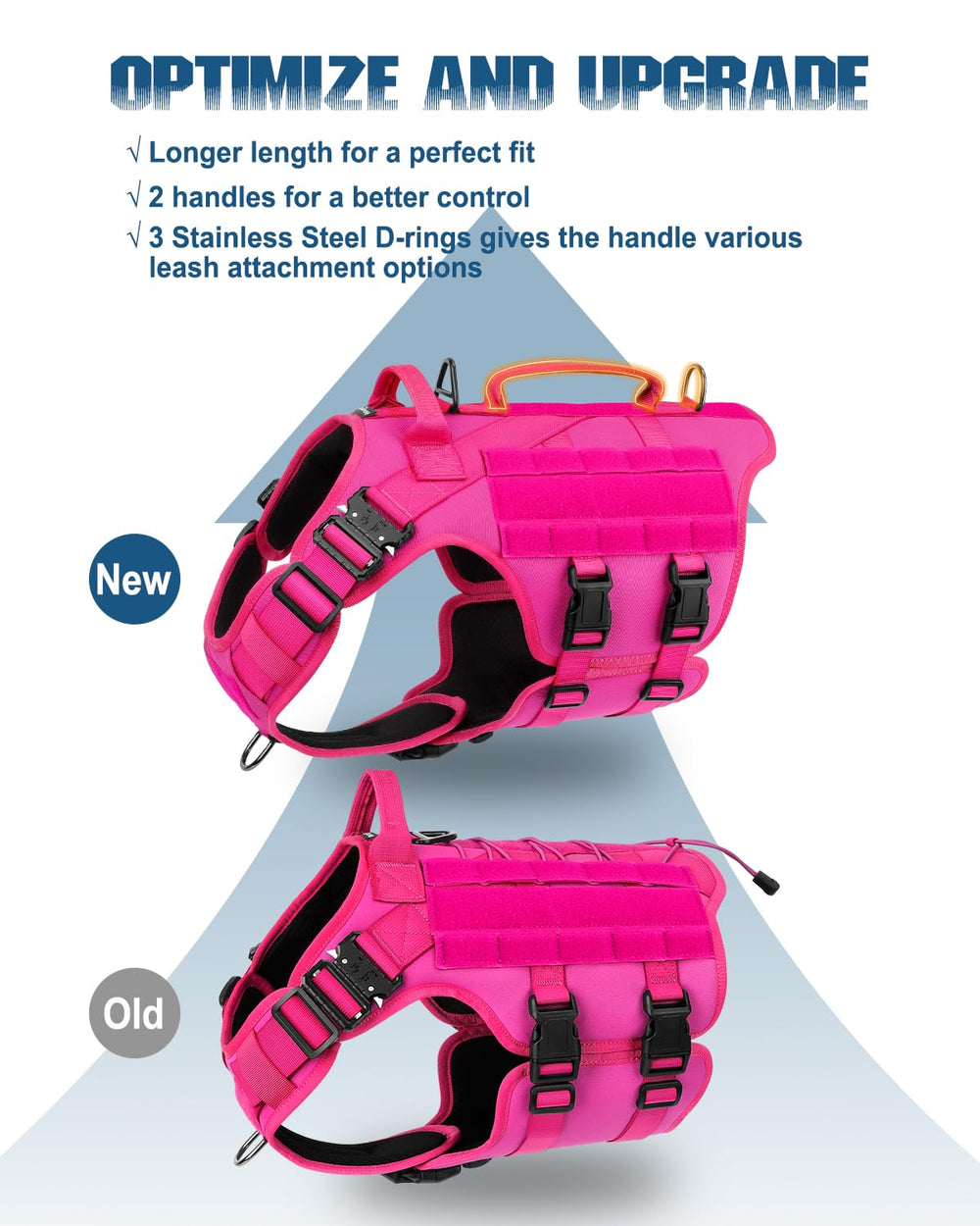 ARNES PETNANNY con hebillas de metal visibles para mayor durabilidad.