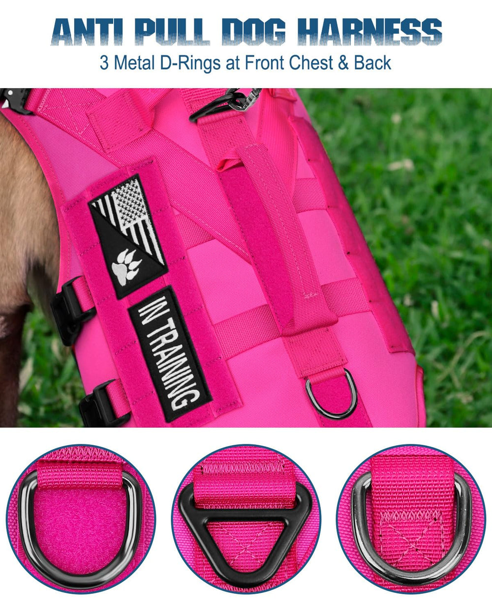 ARNES PETNANNY con sistema MOLLE y panel de parches para accesorios.