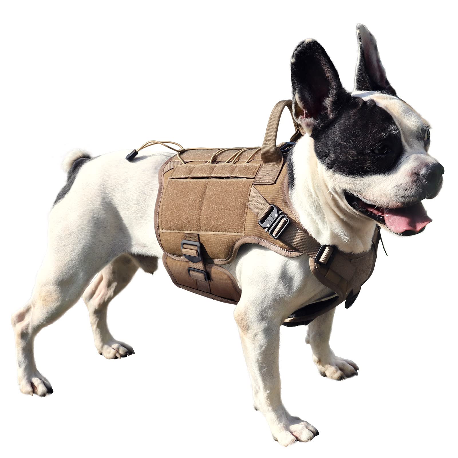 PETNANNY chaleco táctico con anilla D-Ring de doble cara para mayor durabilidad
