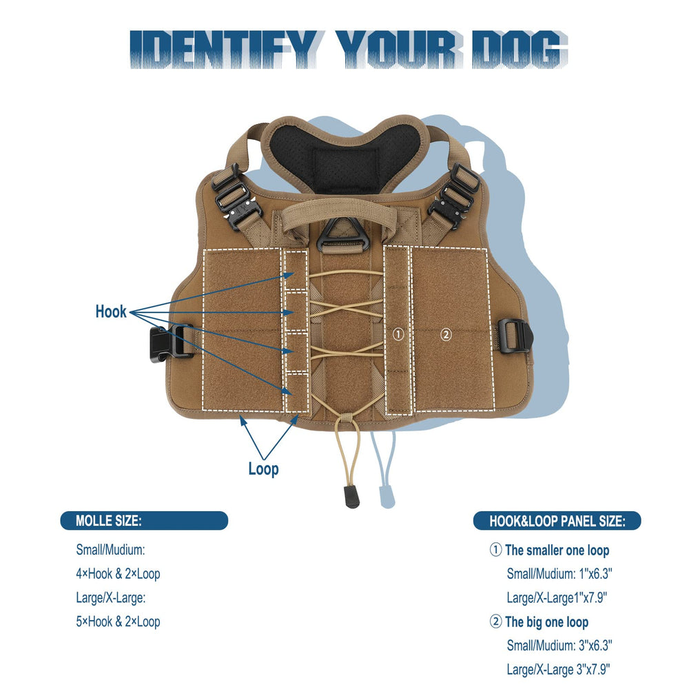 PETNANNY vest con hebillas metálicas dobles para ajuste seguro