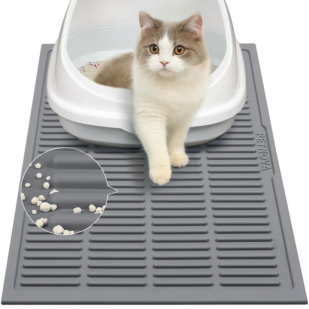 PetNova alfombra-litter-silicona-gatito: higiene suave y cómoda para patitas pequeñas.