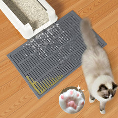PetNova: alfombra de silicona con superficie lisa para menos manejo de arena