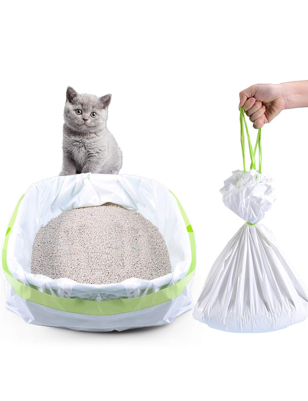 PETOCAT bolsas arenero jumbo 36x19, resistentes y fáciles de colocar
