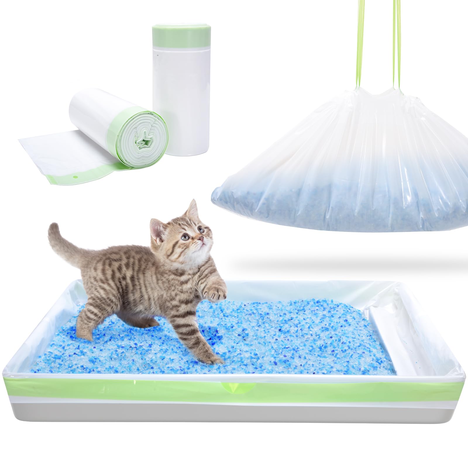 PETOCAT fundas para arenero compatibles con Pet Scoop Free, uso sencillo y limpio.