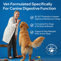 PetOptimum Probiotics para perros: enzimas digestivas que ayudan a la absorción.