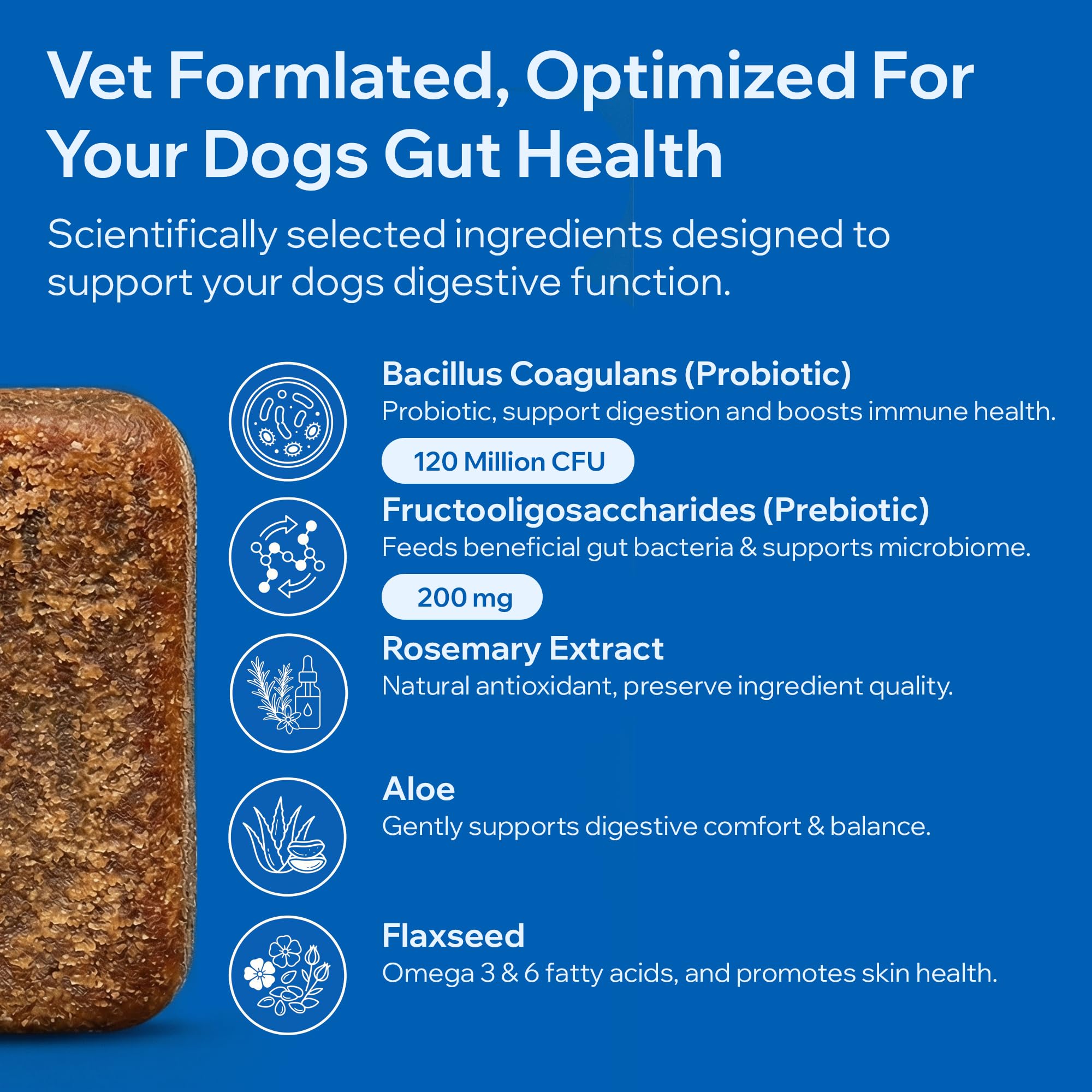 PetOptimum Probiotics para perros: soporte diario de inmunidad y defensa natural.