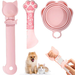 PETPAWLOVELY tapas para latas de gatos y perros en rosa, sellan la comida para mantenerla fresca