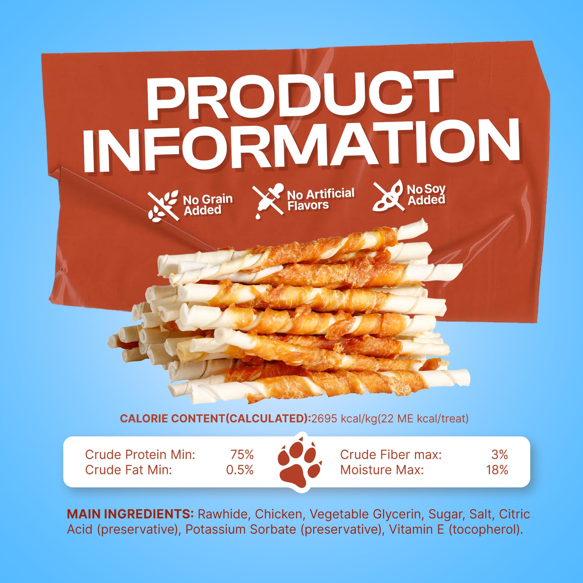 PETPHABET alto contenido de proteína y bajo en grasa, snack nutritivo para perros.