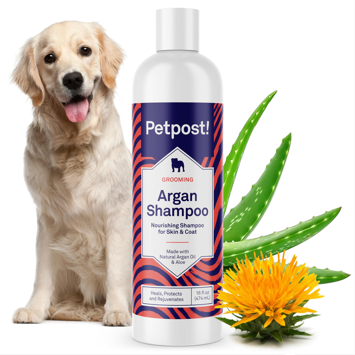 Petpost Argán Shampoo, botella-argán: limpieza suave para el pelaje
