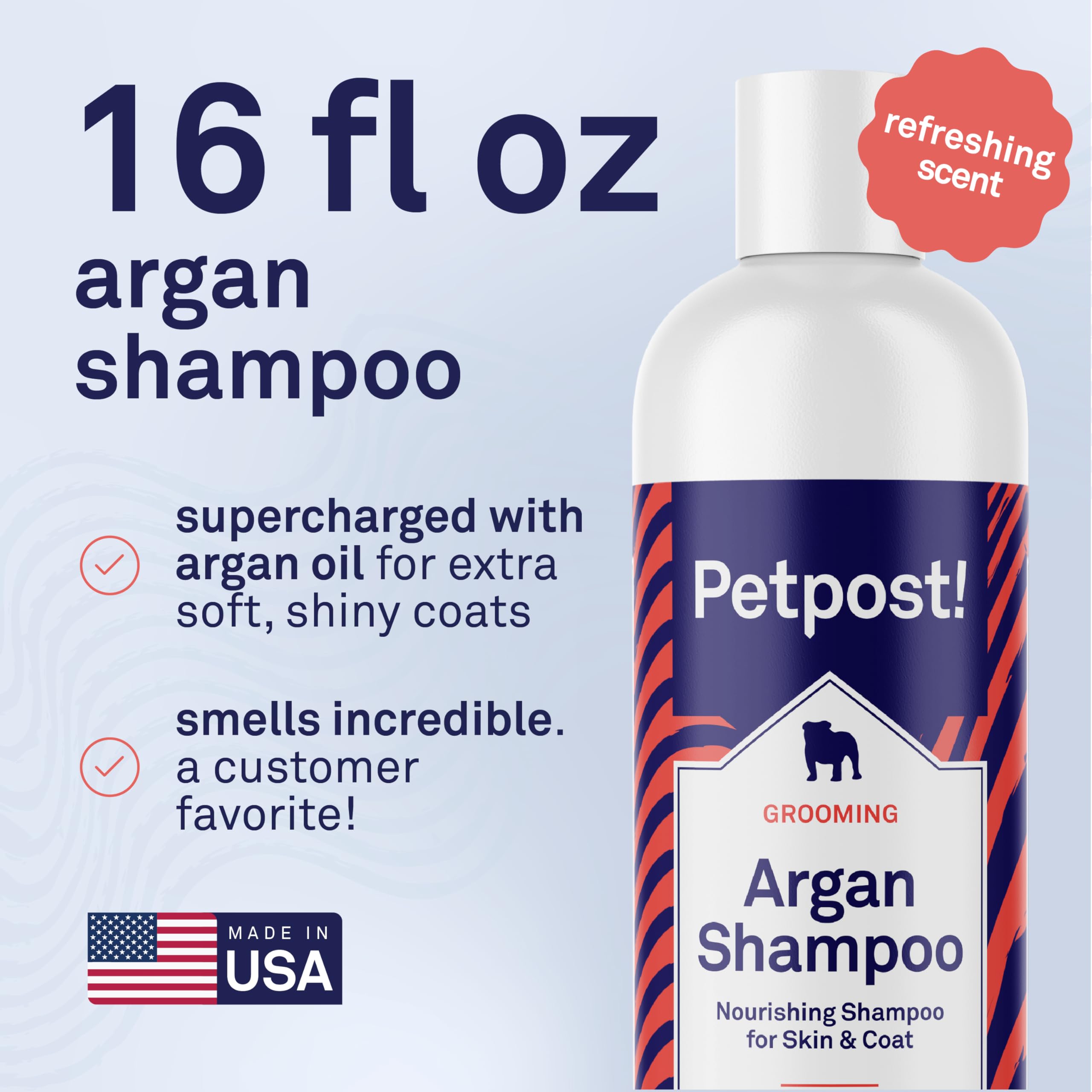 Petpost Argán Shampoo, cuidado-piel: apoyo a la piel sensible