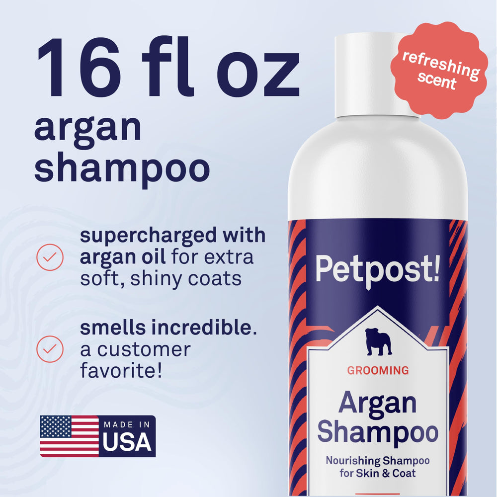 Petpost Argán Shampoo, cuidado-piel: apoyo a la piel sensible