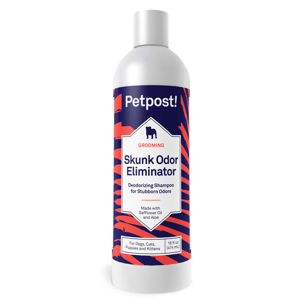 Petpost champú olor zorrino botella: neutraliza olores para perros y gatos.