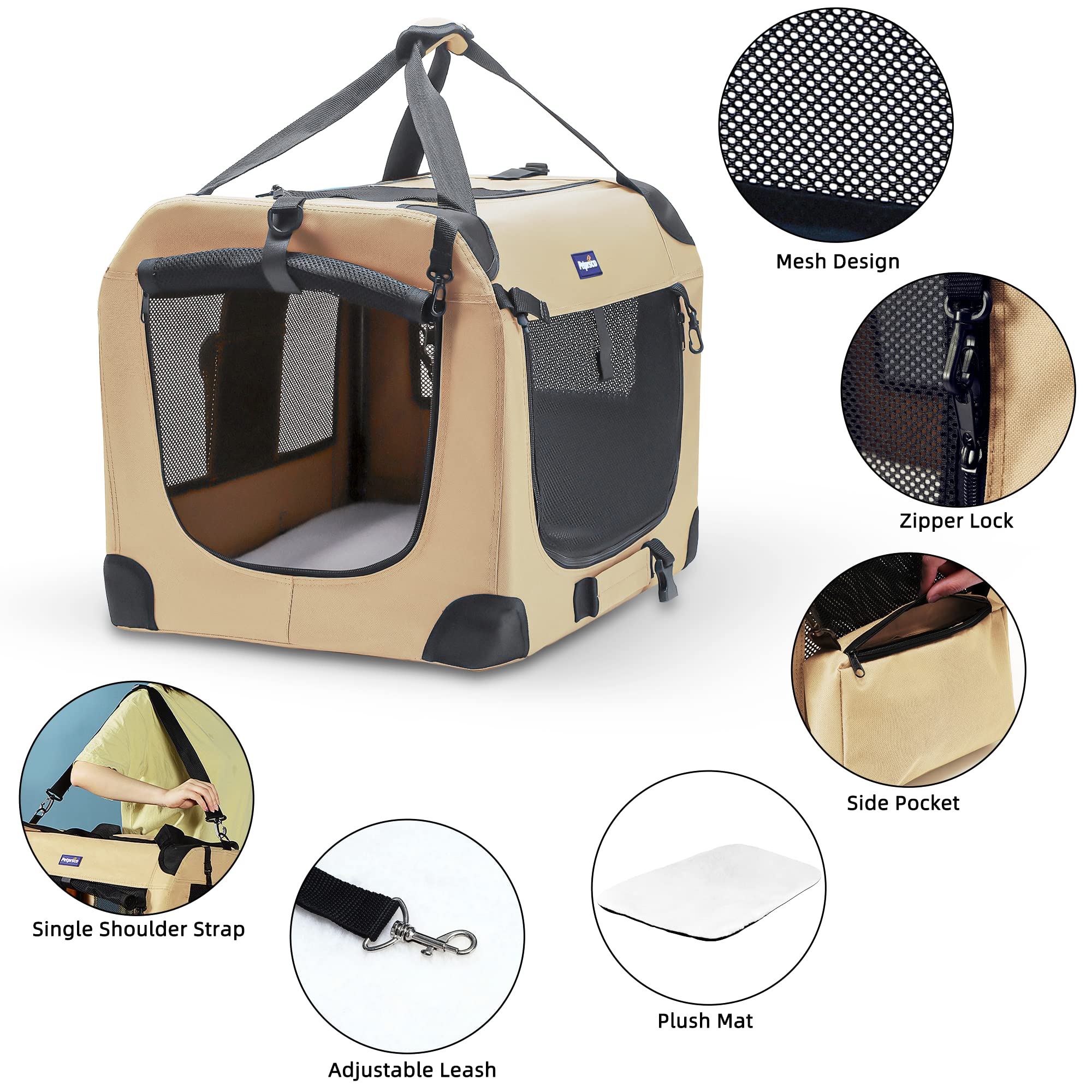 Petprsco manta suave incluida para que la mascota descanse con comodidad.