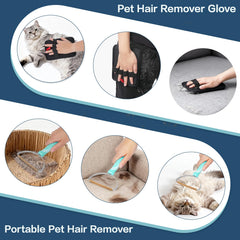 Petrendy guante de grooming para mascotas facilita retirar pelo