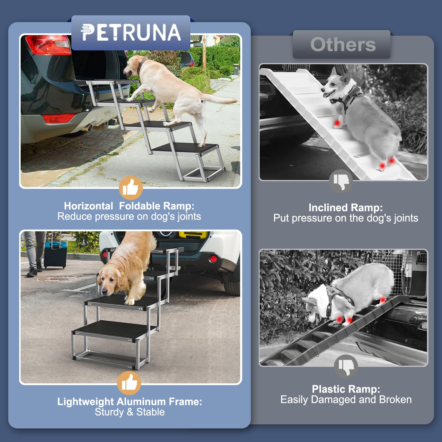 Petruna diseño ligero y portátil, ideal para viajes y salidas.